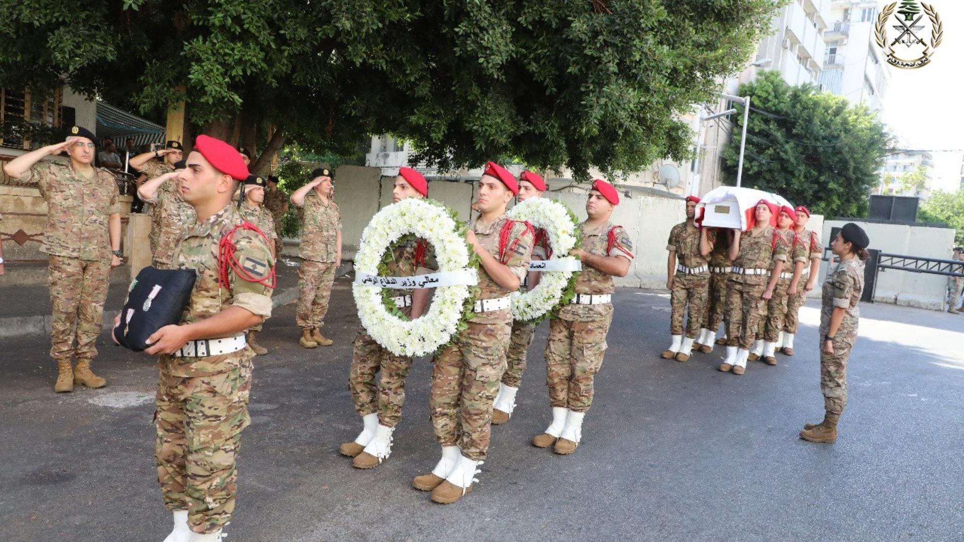 Photos: Army Commander Leads Tribute for Lebanon’s Fallen Soldiers