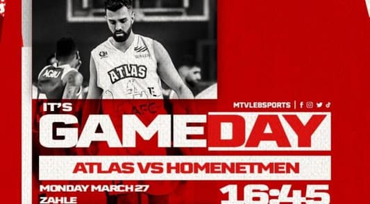 Stay tuned for the Atlas vs Homenetmen match within the 21st round of the Snips Lebanese Basketball Championship today at 4:45 pm live on MTV