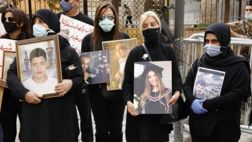 Families of Beirut explosion victims: We are standing at the gate of the port of death that is besieged by political leaders in Lebanon; on the day of the explosion, everyone lifted their hand from it and from responsibility