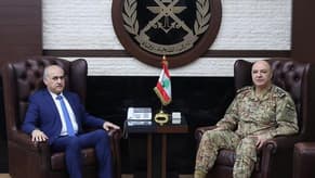Army Commander meets with UN Coordinator, Southern Lebanon’s Attorney General