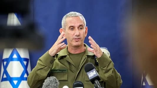 Israeli army spokesman: Iran funds Hezbollah by transferring money from oil sales to Lebanon