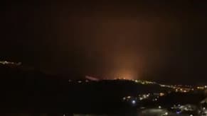 Watch: Rocket Launched from Lebanon toward Jerusalem