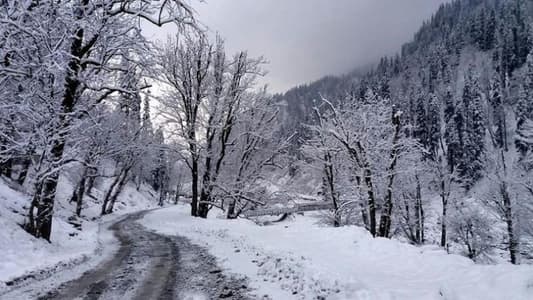 TMC: Snow blocks several mountainous roads across Lebanon