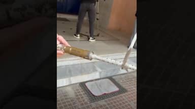 فيديو من عين الرمانة لمخلّفات قذائف الـ B7 التي أطلقت من الضاحية أمس