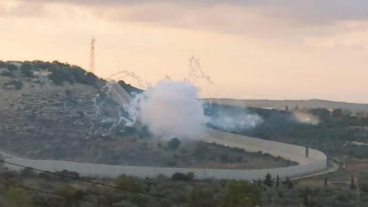 Israeli artillery bombardment on Naqoura