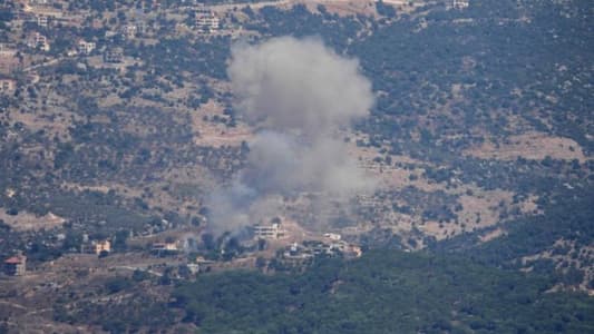 A violent raid targeted the Litani River course in the outskirts of Bouaidah - Marjayoun