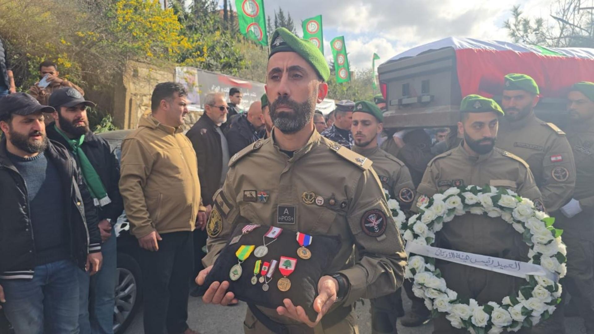 بالصور: قوى الأمن شيّعت شهيدها