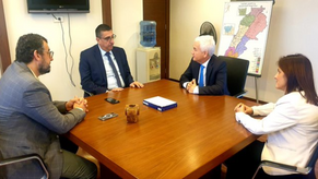 Hajjar discusses joint developmental with Italian Ambassador, AICS Director