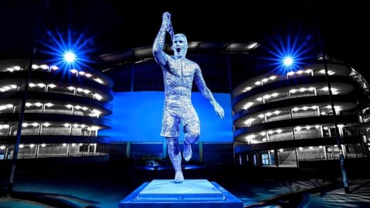 Manchester City unveil Aguero statue on 10th anniversary of '93:20'