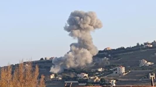 NNA: An airstrike targeted the town of Borj El Mlouk in the Marjayoun district