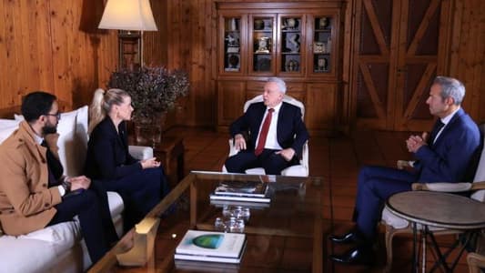 Frangieh broaches local developments with ICRC Head