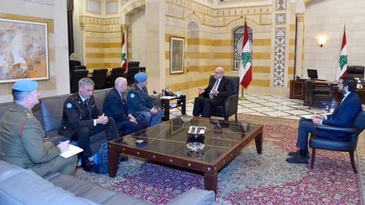 Mikati meets UNTSO Head of Mission, Caretaker Ministers of Economy and Justice, lawmakers