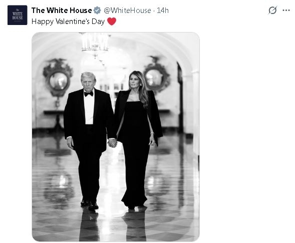 ترامب والحبّ.. بالأبيض والأسود!