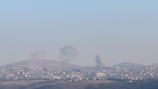 NNA: A barrage of hostile airstrikes targeted Taybeh, Deir Seryan, and Markaba