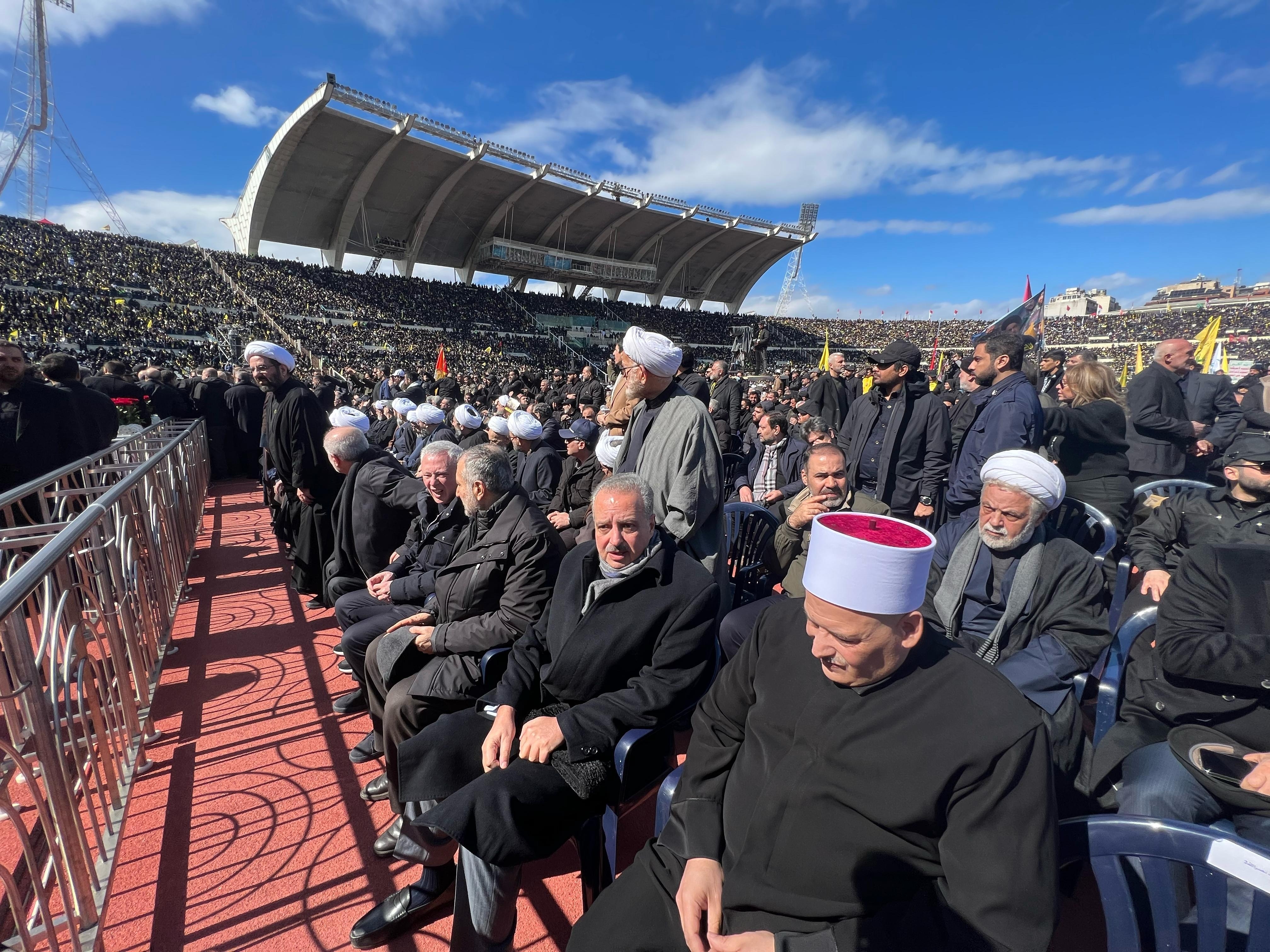 Photos: Arslan and Nasrallah’s Son at the Funeral