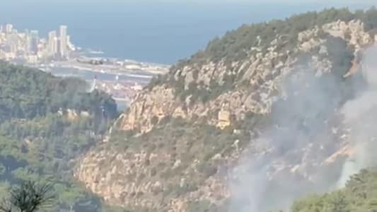 Watch: Army Helicopters Tackle the Rabweh Fire