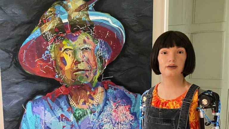 Photos: 'Although Not Alive, I Can Still Create Art,' Robot Ai-Da Tells UK Lawmakers