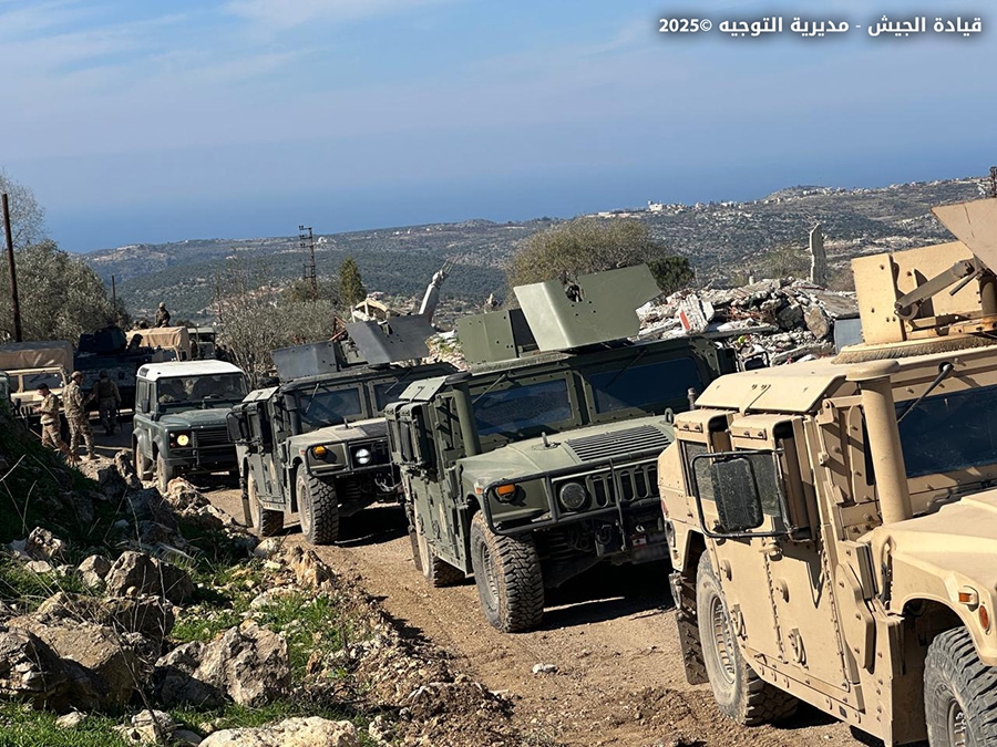 بالصور: الجيش يتابع انتشاره في المناطق الحدوديّة