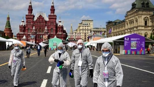 روسيا تُسجّل 852 حالة وفاة و21559 إصابة جديدة