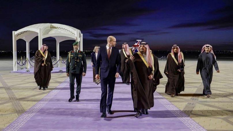 بالصّور: الأمير وليام في الرياض