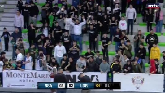 NSA defeated Leaders with a score of 93-82 within the 18th round of the Snips Lebanese Basketball Championship