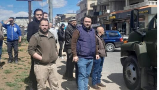 Photo: Citizens in Brital - Baalbeck blocked the international highway in both directions, in protest against the deteriorating living conditions and the high exchange rate of the dollar