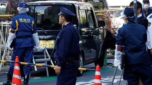 Car rams barricade near Israel embassy in Tokyo, man detained