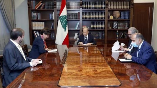 Macron renews to Aoun France's support for Lebanon