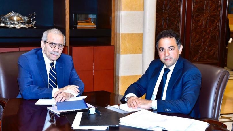 سلام استقبل سهيل عبود ومنصوري