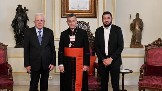 الراعي عرض للأوضاع مع سفير إسبانيا واستقبل الصايغ وعلم الدين