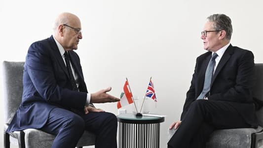 UK, Lebanese PMs meet on sidelines of UNGA summit