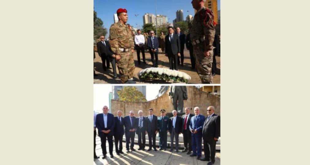 في ذكرى الاستقلال... أكاليل على أضرحة رجالات الاتسقلال