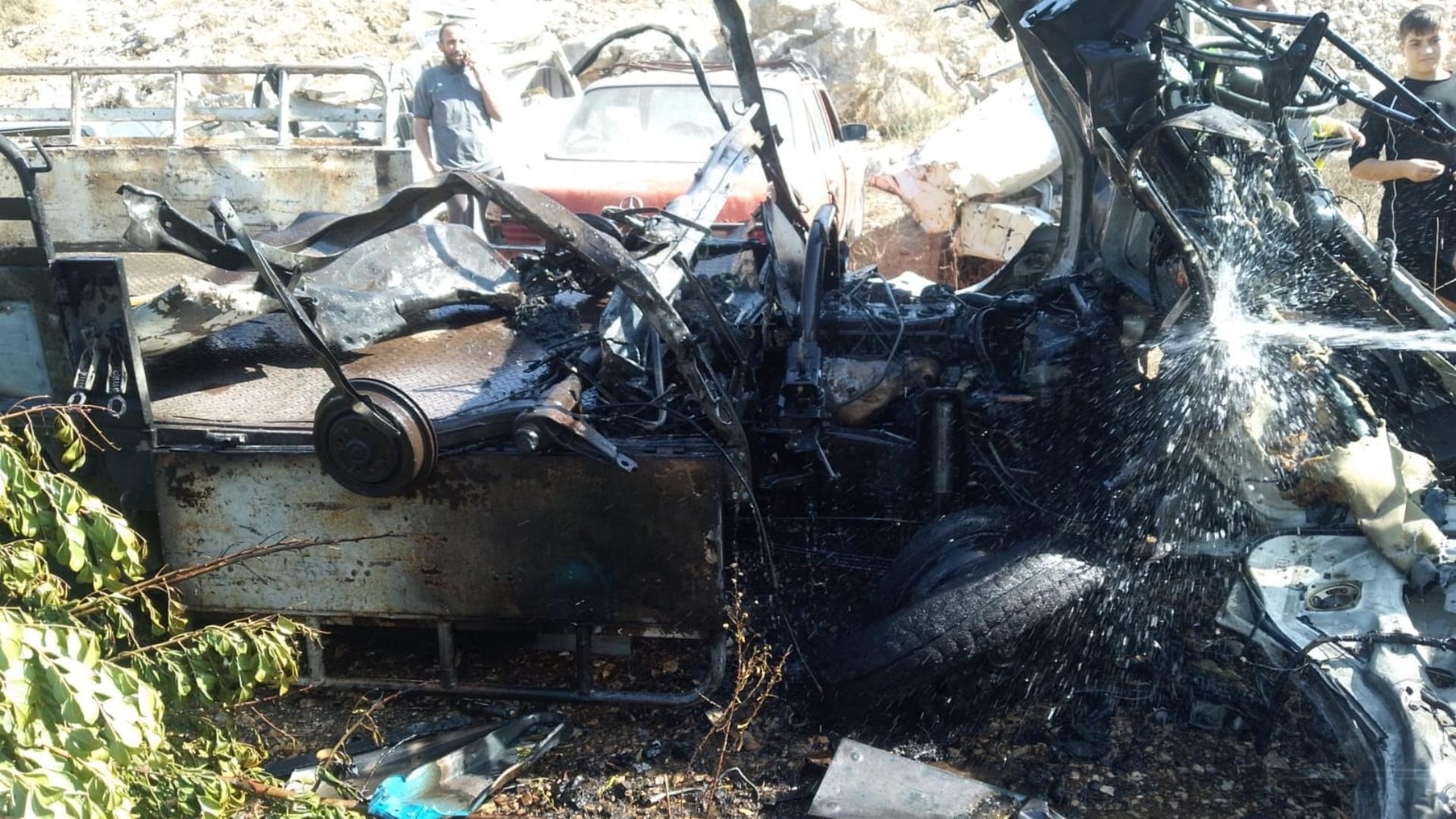 Photos: Morning Airstrike and Targeted Attack
