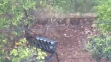 الجيش الإسرائيلي بالفيديو: دمّرنا منصة إطلاق صواريخ في جنوب لبنان