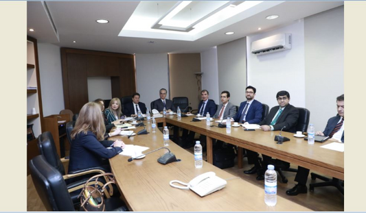 Kanaan, Adwan meet IMF delegation in parliament