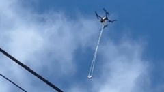 بالفيديو: مسيّرة على علو منخفض جدّاً