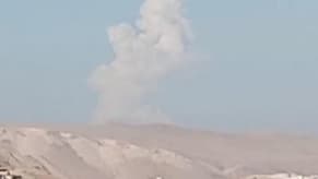 Watch: Airstrike Targets Outskirts of Aarsal