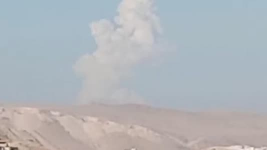 Watch: Airstrike Targets Outskirts of Aarsal