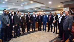 الحلبي استقبل بدران مع وفد الهيئة التنفيذية الجديدة لرابطة المتفرغين في الجامعة اللبنانية