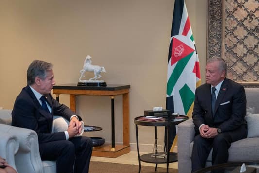 Jordan warns Blinken against displacement of Palestinians