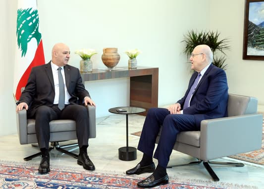 Mikati meets President Aoun, expresses full support for new government