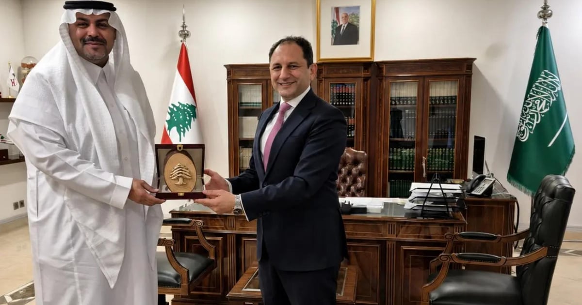 السفير السعودي الجديد التقى بالرياض سفير لبنان في المملكة