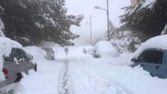 TMC: The Tarchich-Zahle road is currently closed due to ice buildup