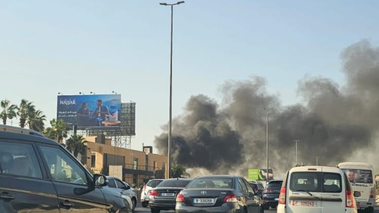 Watch: Yacht on Fire as Smoke Blankets Dbayeh