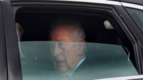 King seen for first time after short hospital visit