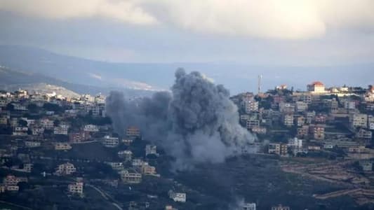 NNA: An Israeli airstrike targeted the town of Haddatha in the Bint Jbeil district