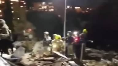 بالفيديو... سقوط صاروخ في حيفا: دمار وإصابات