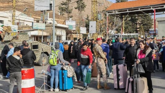 مصادر الأمن العام: لبنان لم يستقبل أي مسؤولين سوريّين