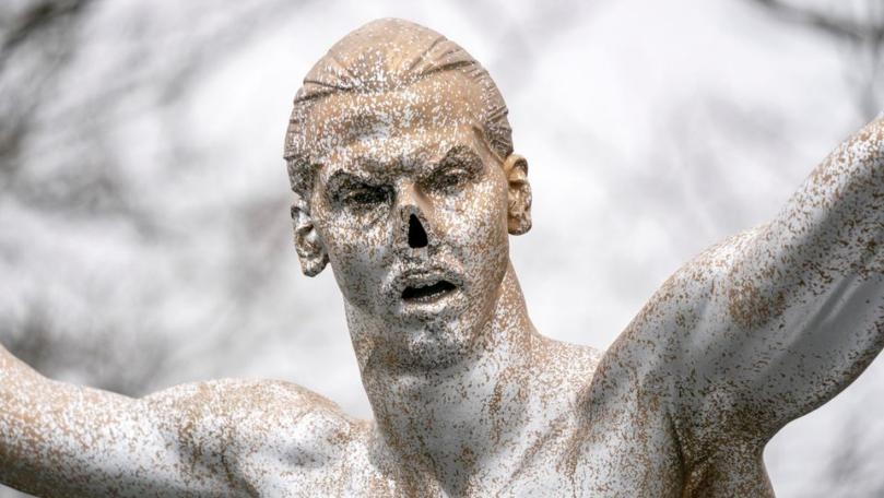 Protestors Auction Fake Noses of Vandalised Ibrahimovic Statue