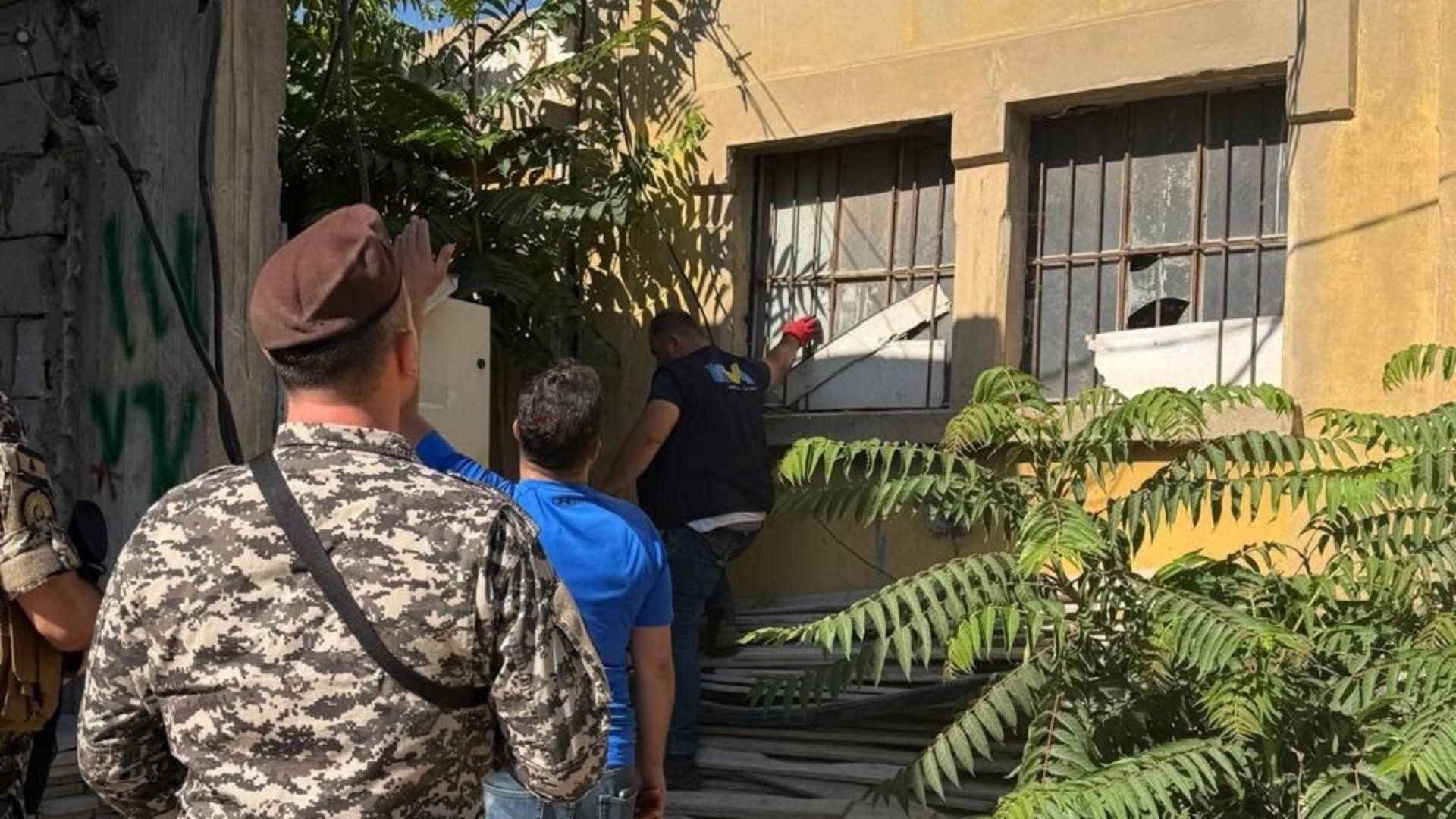 أمن الدولة يزيل تعديات على شبكة كهرباء لبنان في بعلبك